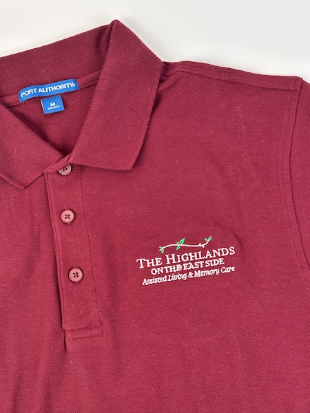 Polo embroidered by Formatt Printing