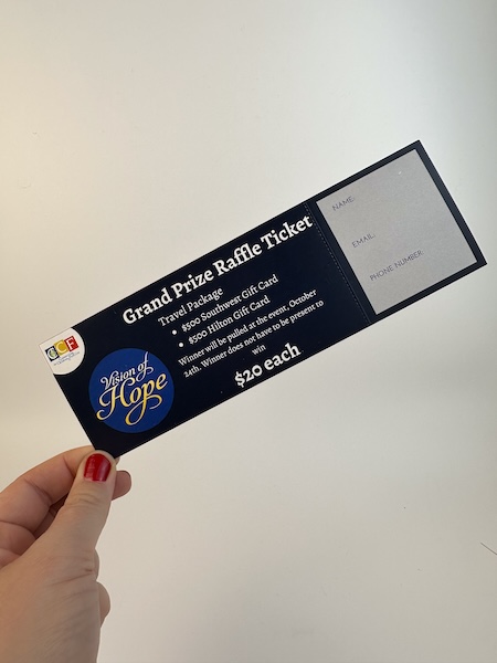 Event tickets printed by Formatt Printing